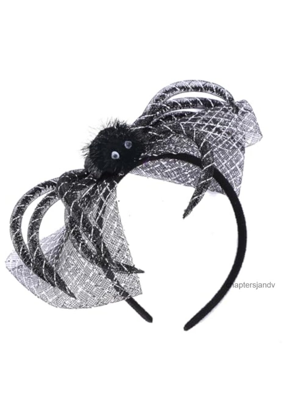 Halloween Spider Web Headband Costume Hair Accessory One Size